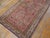 Late 19th Century 1890s Red Paisley Rustic Antique N.w. Persian Rug 3' X 13' Handknotted Wool Carpet For Sale - Image 5 of 5