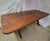 Rustic American Farmhouse Pine and Maple Trestle Dining Table For Sale - Image 4 of 8