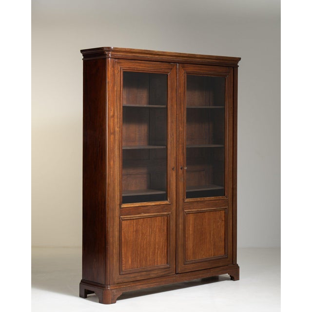 19th Century France Brown Wood Display Cabinet For Sale - Image 9 of 11