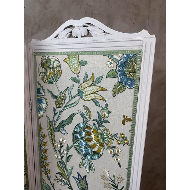 Antique Folding Screen, 1890s For Sale - Image 9 of 15