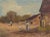 Antonio Leto, In the Yard, Oil on Board, 1890s For Sale - Image 3 of 3