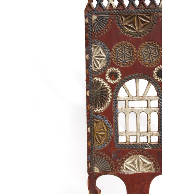 Folk Art Weavers Distaff Item B. For Sale - Image 9 of 11