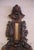 French 19th Century French Black Forest Carved Walnut Wall Barometer Thermometer For Sale - Image 3 of 9