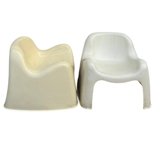 Artemide Vintage Toga Chairs by Sergio Mazza for Artemide, 1960s, Set of 2 For Sale - Image 4 of 12