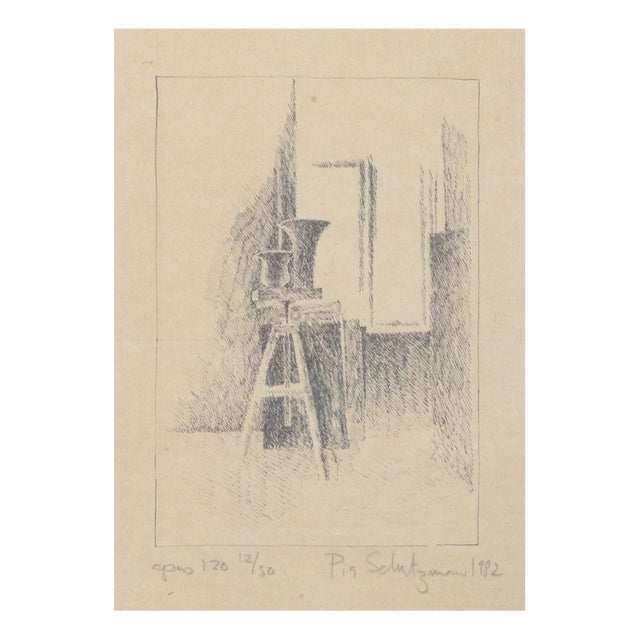 Pia Schutzmann, 1982, Lithograph on Paper For Sale
