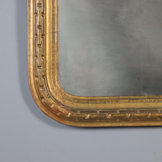 Italian Mirror in Carved Gilded Wood For Sale - Image 6 of 9