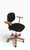 Brown Vintage Adjustable Swivel Desk Chair Stool by Hon C. 1970's For Sale - Image 8 of 17