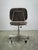 Italian Swivel Office Chair with Chrome Base, 1970s For Sale - Image 6 of 15