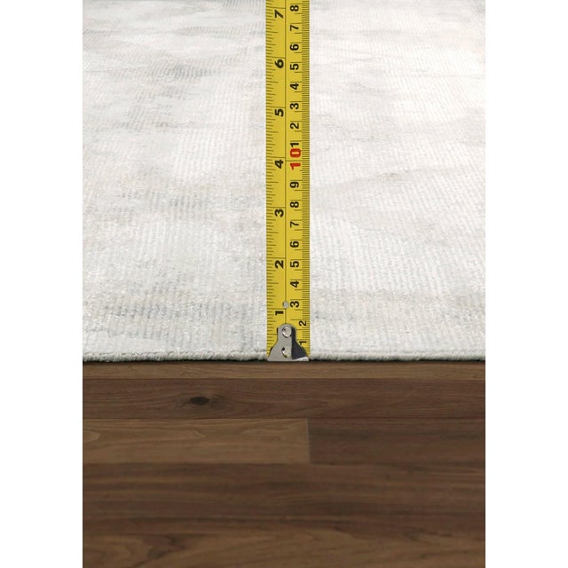 2020s Pasargad Home Shibori Ivory Area Rug- 9' 0'' X 12' 0'' For Sale - Image 5 of 6