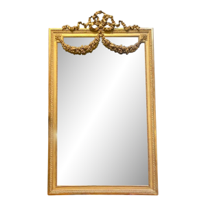 19th C. French Louis XVI Giltwood Mirror