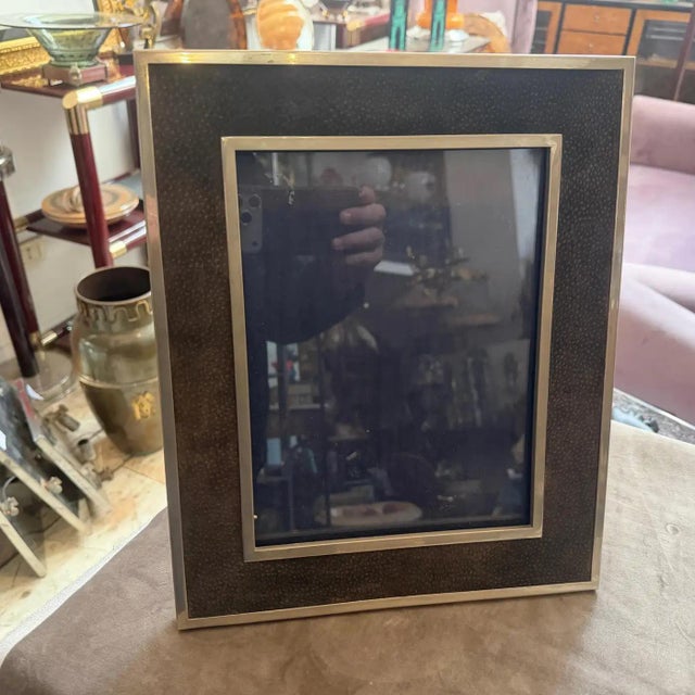 1970s 1970s Mid-Century Modern High Quality Italian Picture Frame For Sale - Image 5 of 13