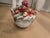 Ceramic Decorative Bowl With 3d Red Apples Design For Sale - Image 4 of 6