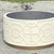 Vintage Regency Currey and Co “Alisa” Leather Storage Ottoman For Sale - Image 12 of 13