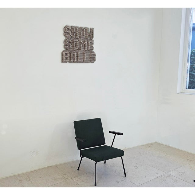 Wall Mounted Heavy Metal Sculpture from Jan Paul For Sale - Image 4 of 18