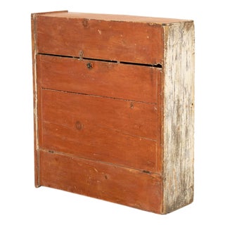 American Primitive Painted Pine Chest, 19th Century For Sale