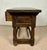 Pair of Early 20th Century Spanish Rustic Oak Side Tables with Drawers, 1900s For Sale - Image 12 of 12