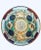 Blue Mid-Century Chinese Porcelain Macau Hand Painted Decorative Imari Style Console Bowl For Sale - Image 8 of 9