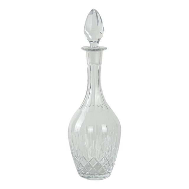 Italian Crystal Carafe, 1970s For Sale