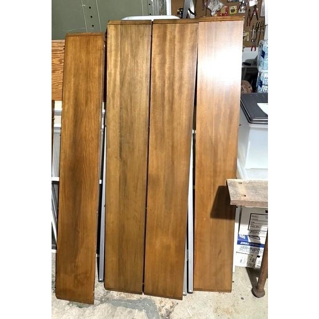 Antique Walnut Dining Room Table, Queen Anne Style, 8 Leaves For Sale - Image 4 of 17