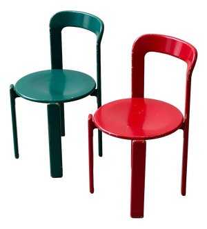Vintage Chairs by Bruno Rey for Dietiker, Switzerland, 1970s, Set of 2