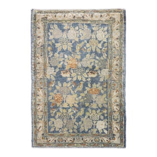 Floral Persian Kazvin Mini Rug no. j4347 For Sale