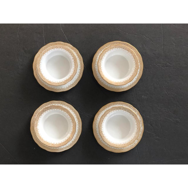 Antique Limoges Porcelain Ramekins & Saucers Set 8 Pieces Chairish