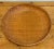 Wood Vintage Large Round Woven Wicker Basket For Sale - Image 7 of 10