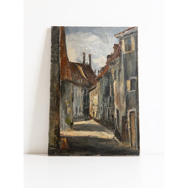 Alfred Usselmann, Chemin en Alsace, 1968, Oil on Canvas, Framed For Sale - Image 11 of 11