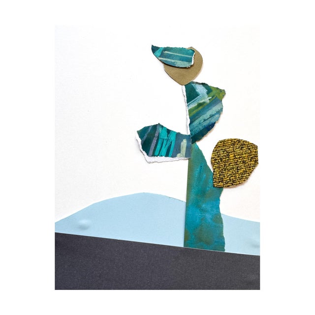 "Cut to the Feeling" is an original mixed media framed collage on paper by Zac Woodiel. This is one of four pieces in the...