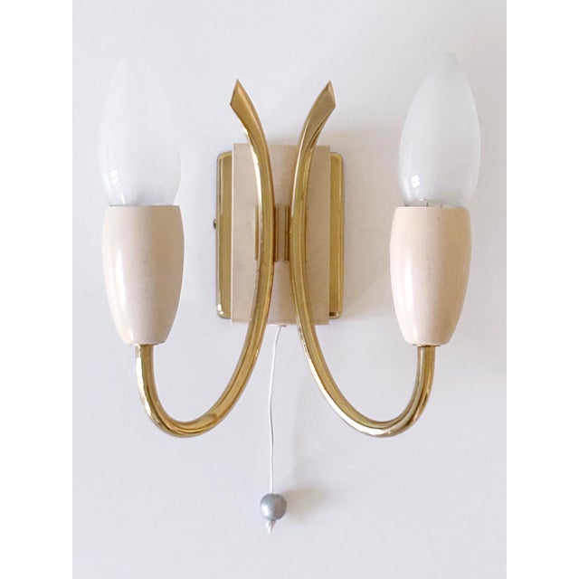 Mid-Century Modern German Sputnik Wall Lights from Kaiser-Leuchten, 1950s, Set of 2 For Sale - Image 15 of 18