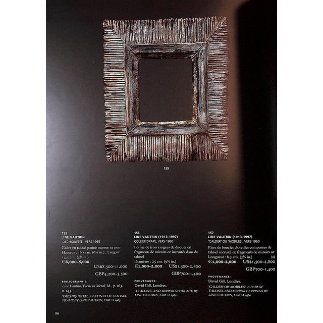 2000 - 2009 Collection Anne Bokelberg Bijoux Et Boites De Line Vautrin 2007 Christie's Paris For Sale - Image 5 of 11