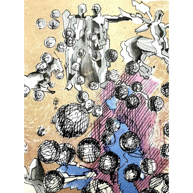 Jacques Villon - Dance of the Universe - Original Lithograph 1959 For Sale - Image 6 of 9