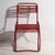 Red Garden Chairs, 1920s, Set of 4 For Sale - Image 12 of 18