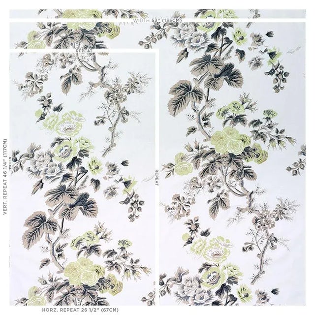 This chintz pattern was famously used by designer Albert Hadley for his client Nancy Pyne. It's one of our most sought-...