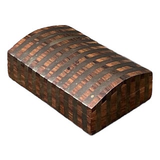 Vintage Brass Band Box For Sale