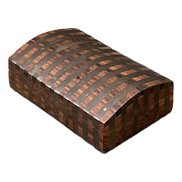 Vintage Brass Band Box For Sale