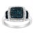 Elegant and timeless, this gorgeous 92.5% sterling silver and diamond cocktail ring features 0.5 carat total weight of...