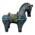 MCM 1960s XL Bitossi Rimini Ceramic Horse Sculpture by Aldo Londi, Italy For Sale