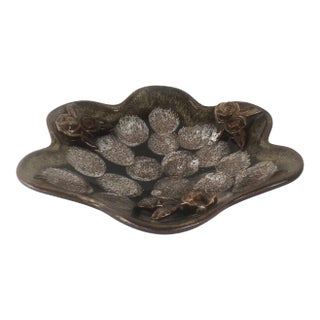 Midcentury Bowl, Signed Studio Pottery For Sale