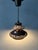 West German Brown and Beige Ceramic Fat Lava Pendant Lamp For Sale - Image 11 of 11