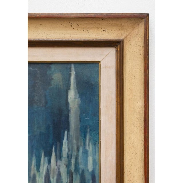 Eliano Fantuzzi, Il Duomo, Oil on Canvas, 1956 For Sale - Image 3 of 11