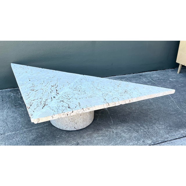 Vintage Geometric Coquina Coffee Table For Sale - Image 11 of 12