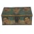 Pop Art Vintage Indian Decorative Iron Box For Sale - Image 3 of 6
