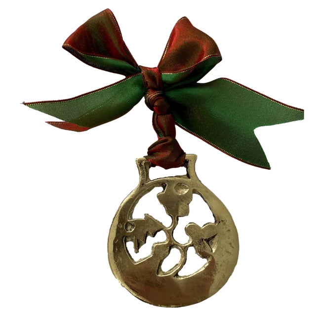 Victorian Antique English Horse Brass Ornament For Sale - Image 3 of 3