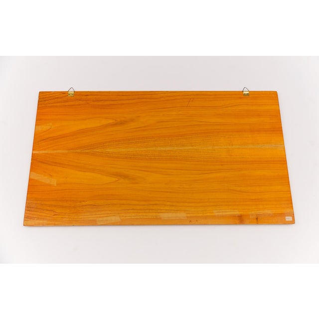 Rene Berg, Wooden Inlays Art, 1975, Beech, Teak and Wood For Sale - Image 4 of 7