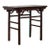 19th Century Chinese Qing Dynasty Ming Style Yumu Wood Wine Table with Dark Lacquer For Sale