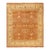 Mogul, One-of-a-Kind Hand-Knotted Area Rug in Orange, 8' 2" x 8' 4" For Sale