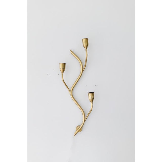 Art Deco Astra Wall Light in Brass, Norway, 1950s For Sale - Image 4 of 16