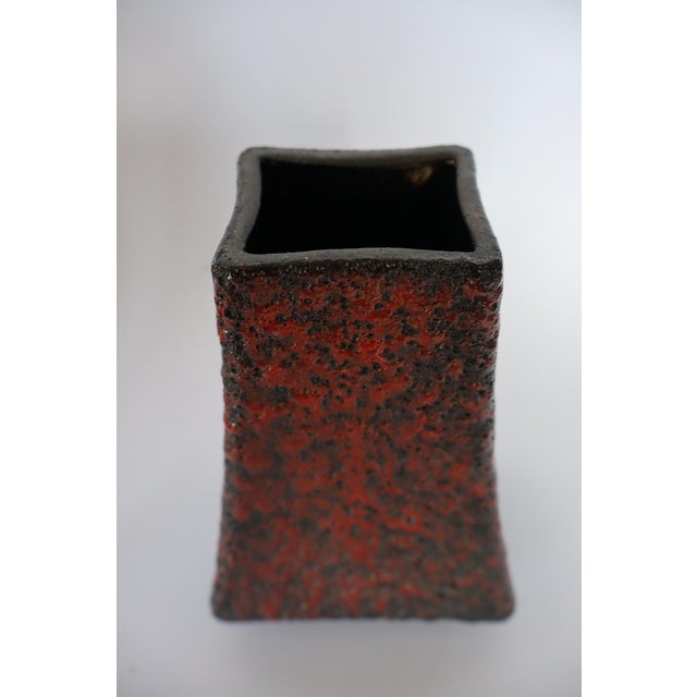 Sculpture Materials Fohr Lava Ceramic Vase, Set of 3 For Sale - Image 7 of 10