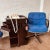Knoll Charles Pollock for Knoll Blue Executive Swivel Chairs - a Pair For Sale - Image 4 of 13